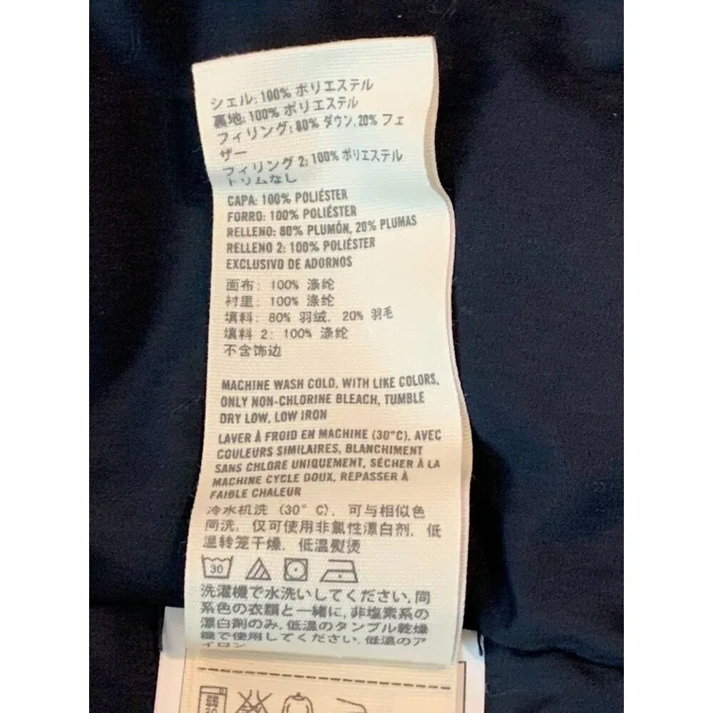 Abercrombie & Fitch Womens Pink Puffer Vest Sz XS Stand Collar Two -Way Zip Snap - Picture 13 of 13